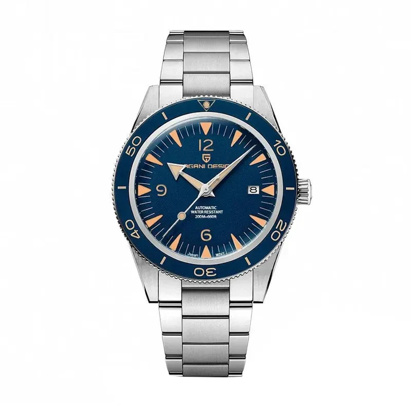 Pagani Design Seamaster Japan Automatic Blue Dial Men's Watch- PD-YS005